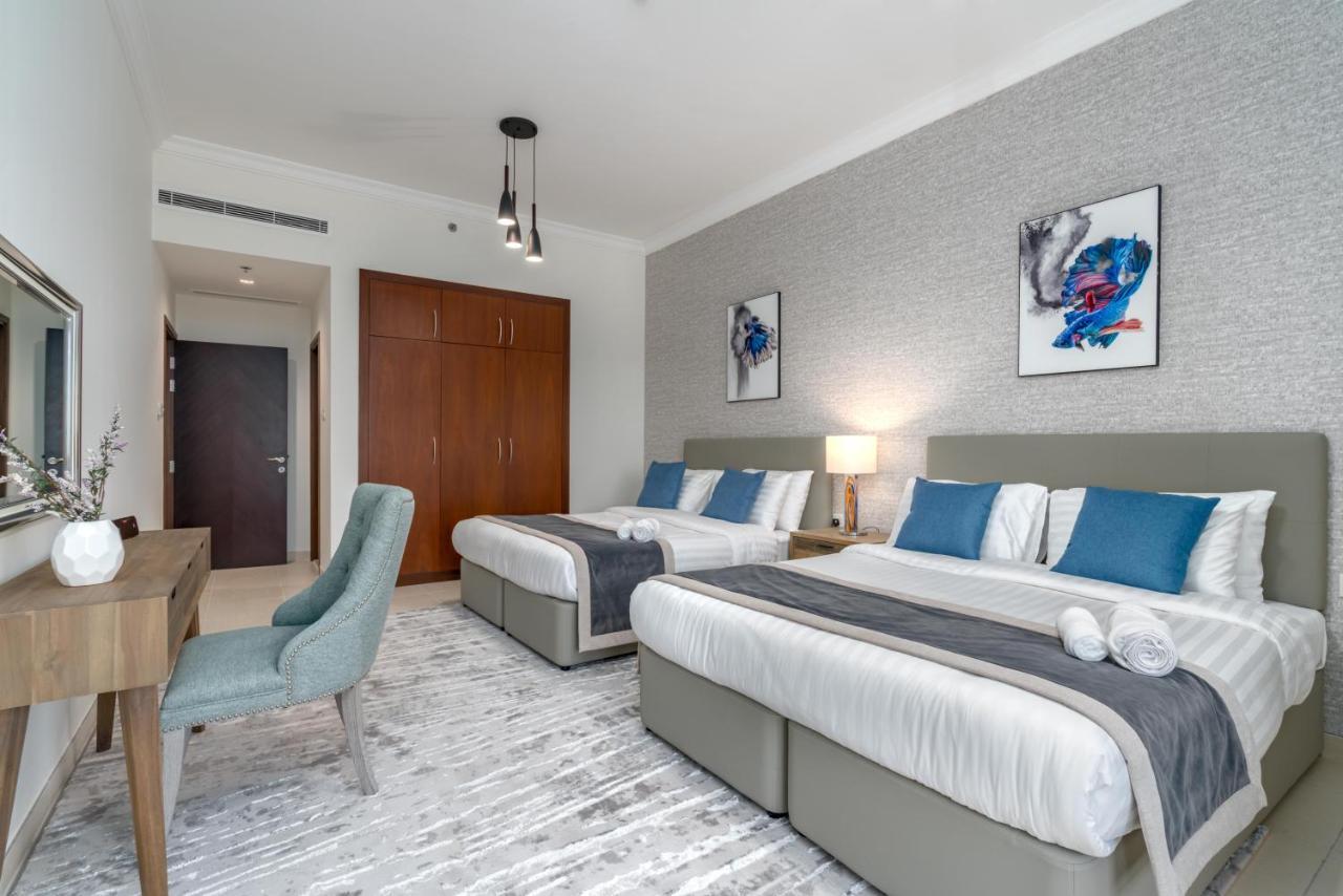 Globalstay At Palm Jumeirah Beachfront Paradise With Pool And Gym Dubai Buitenkant foto